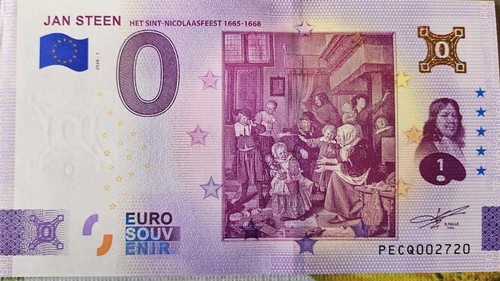 Banconota euro jan steen - banconota,