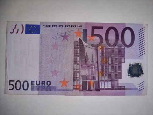 Banconota 500 euro trichet - da,