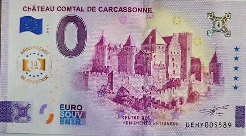 Banconota euro château - 0,