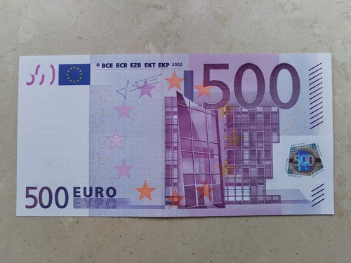 Banconota 500 euro 2002 serie - 500,