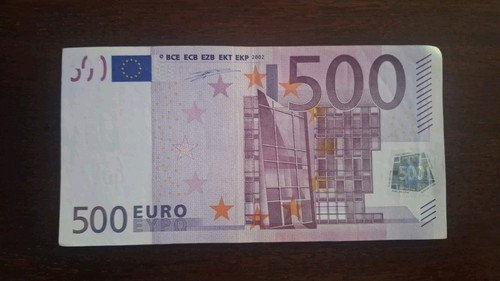 Banconota 500 euro serie - da,