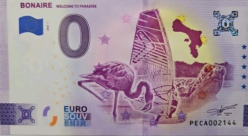 Banconota euro bonaire - banconota, 0