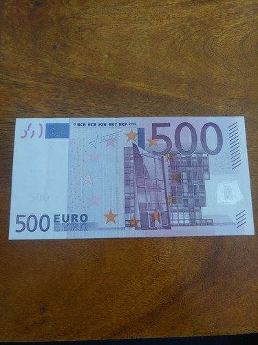 Banconota 500 euro serie - 500,