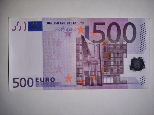 Banconota 500 euro draghi - banconota,