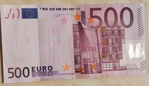 Banconota 500 euro - da,