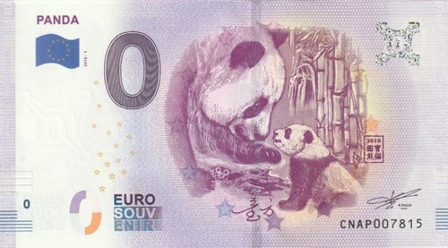Banconota zero euro ricordo - banconota, 0