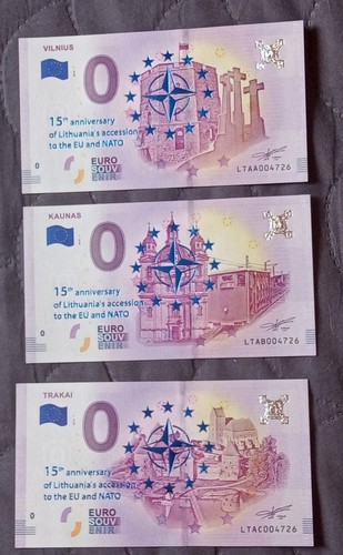 Banconota euro vilnius - 0,