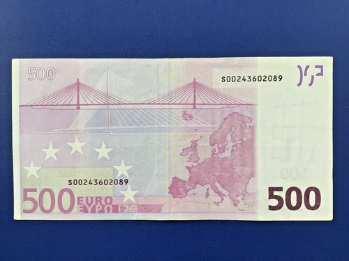 500 euro rara serie - rara, s