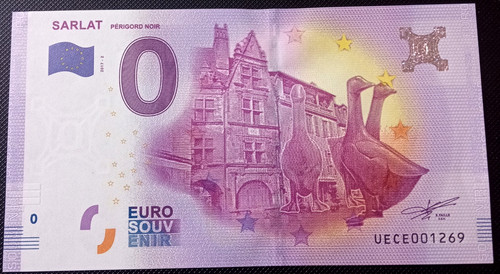 Banconota euro sarlat - sarlat, 2017-2