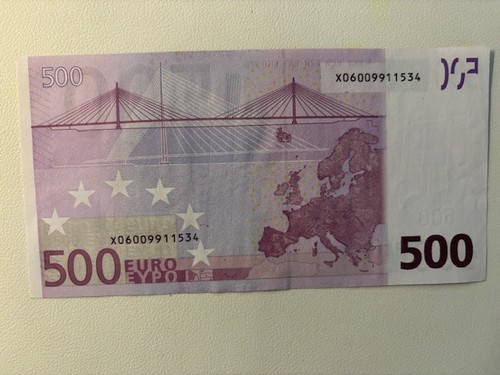 Banconota 500 euro - 500, monaco
