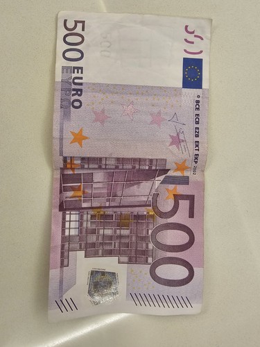 Banconota 500 euro serie - 500,