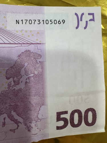 Rara banconota 500 - da,