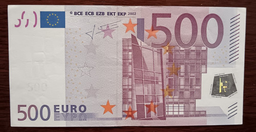 Euro 500 euros banknote - euro,