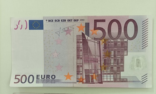 Banconota 500 euro 2002 - euro, rara