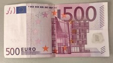 Banconota da 500 Trichet euro