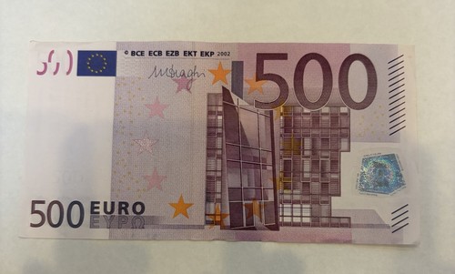 Banconota 500 - 500€, 500€