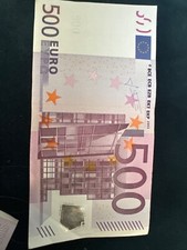 Banconote 500 euro Serie X00