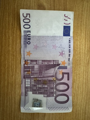 Banconota 500 euro da - banconota,