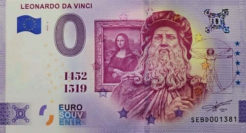 Banconota euro leonardo da - banconota,