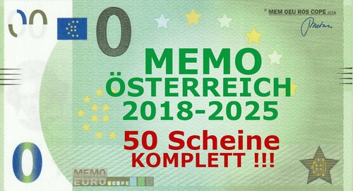 Pezzi memo euro - 50,