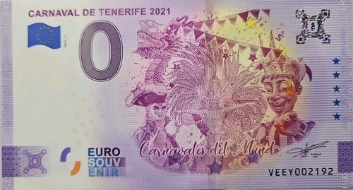 Banconota euro carnevale di - 0,