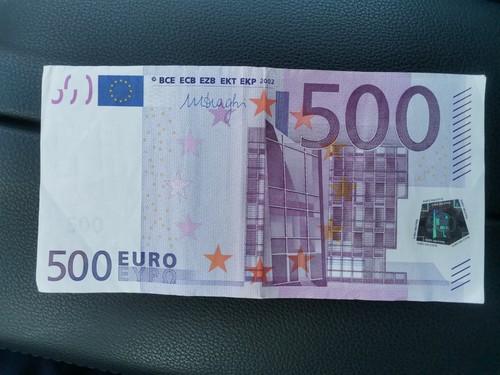 Banconota 500 euro - 500, n