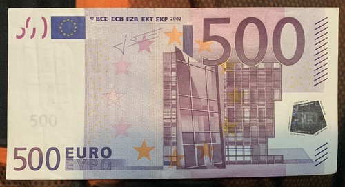 Banconota 500 euro da - 500,