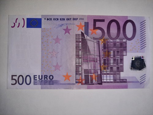 Banconota 500 euro - da,