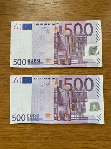 Banconote 500 euro emesse - banconote,