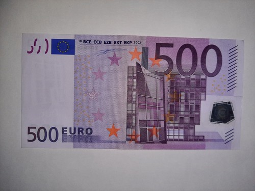 Banconota 500 euro - 500,