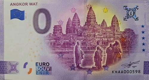 Banconota euro angkor wat - angkor,