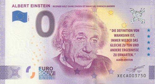Banconota zero euro ricordo - zero,