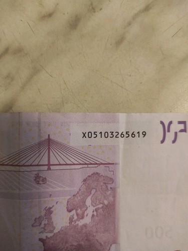 Banconota 500 euro trichet - da,